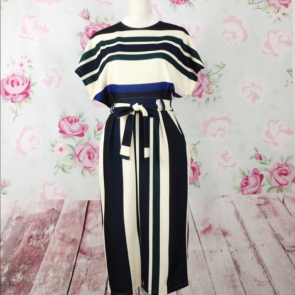 ASOS Dresses & Skirts - ASOS Striped Midi Dress